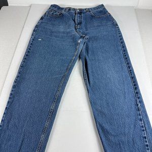 Y2K Levi's Jeans Womens 12 Mis Med High Rise 560 Loose Straight Blue Faded Denim
